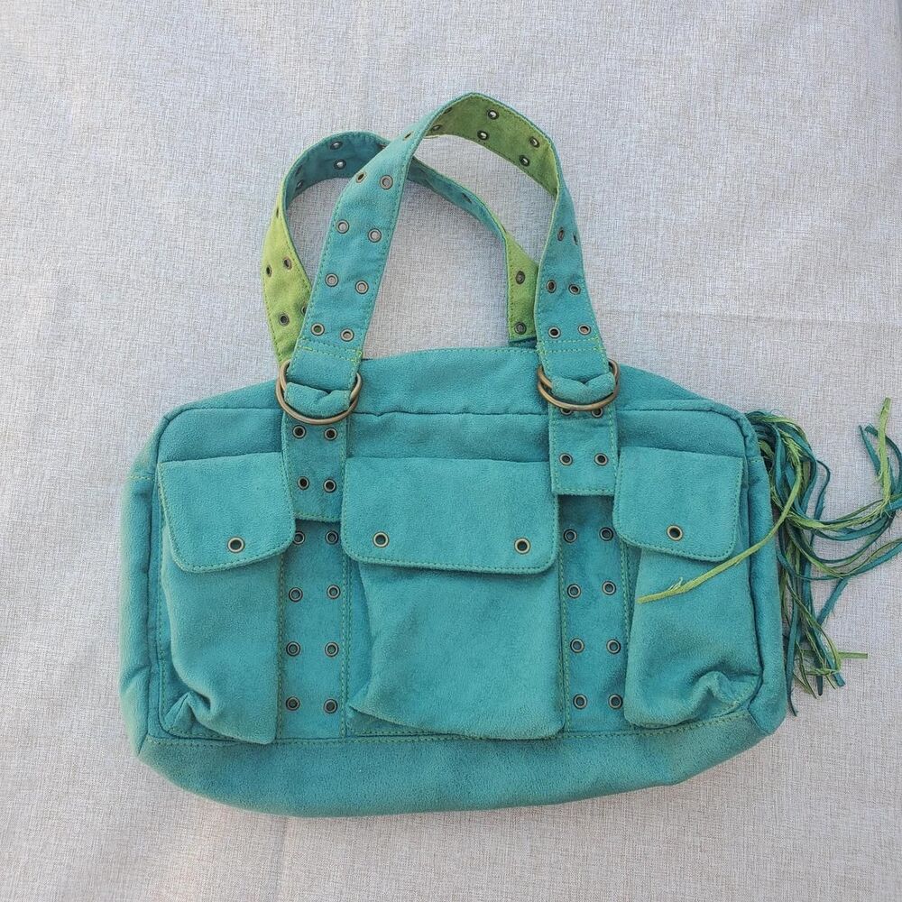 Unbranded Women's Green and Blue Bag
